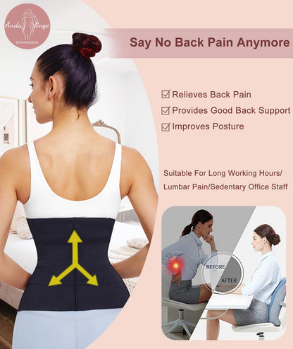 Waist Trainer for Women Lower Belly Fat Hourglass Body Shaper Waist Cincher Shapewear with Steel Bones Extender