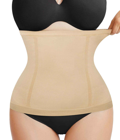 AOSBOEI Waist Trainer Shapewear Tummy Control Waist Cincher Girdle Body Shaper Postpartum Recovery Belt Belly Band Wrap