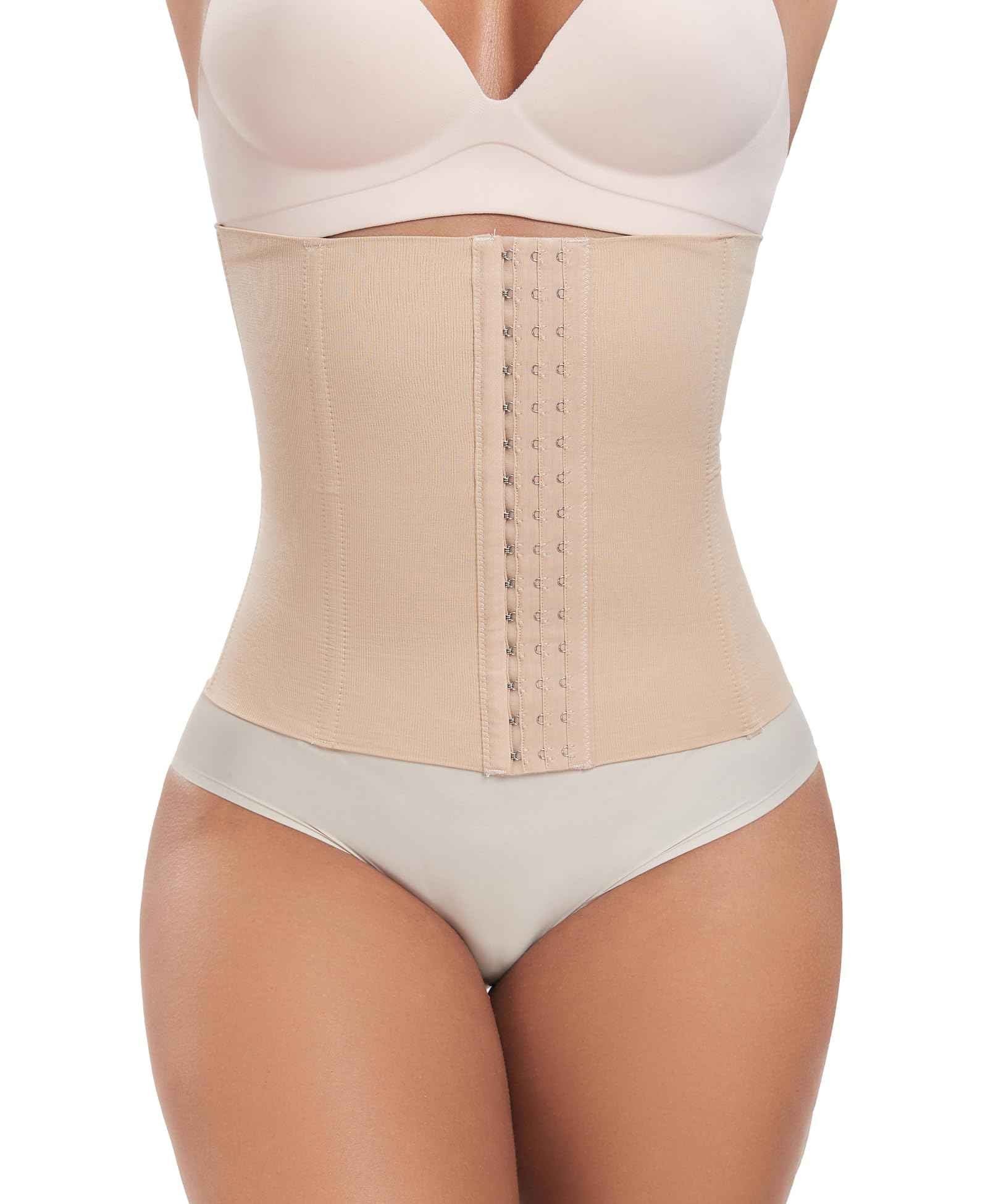 Werena Waist Trainer for Women Corset Shapewear Tummy Control Slimming Body Shaper Girdle Waist Cincher Belly Band