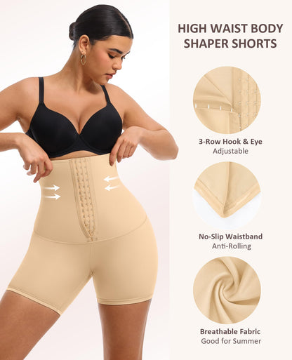 FeelinGirl Shapewear for Women Tummy Control High Waist Body Shaper Shorts Waist Trainer Girdle Thigh Slimming Panties