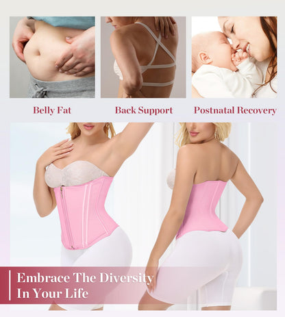 SHAPSHE Waist Trainer for Women, Tummy Control Waist Cincher, Hourglass Sport Workout Faja Body Shaper