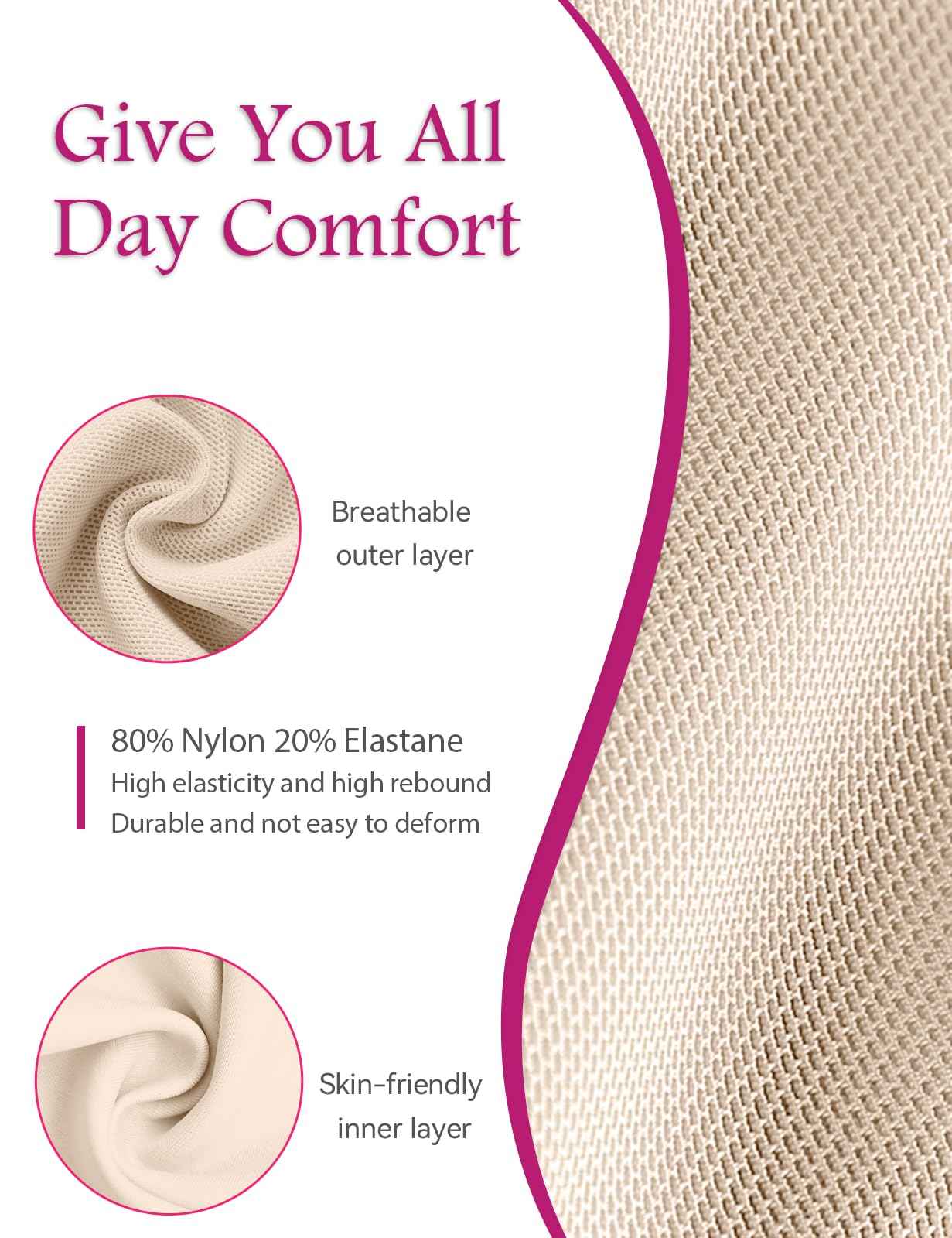 SHAPSHE Short Torso Waist Trainer for Women Corset Waist Cincher Shapewear Tummy Control Workout Hourglass Body Shaper