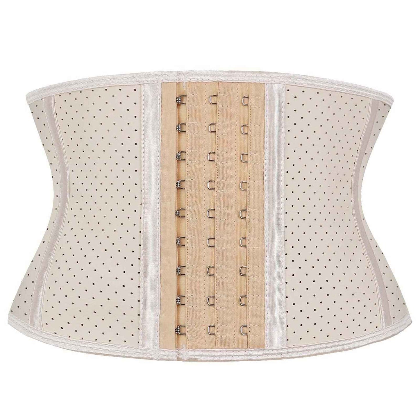 Atbuty Super Short Torso Waist Trainers Cincher Corset Tummy Shaper Slimming Latex Girdle