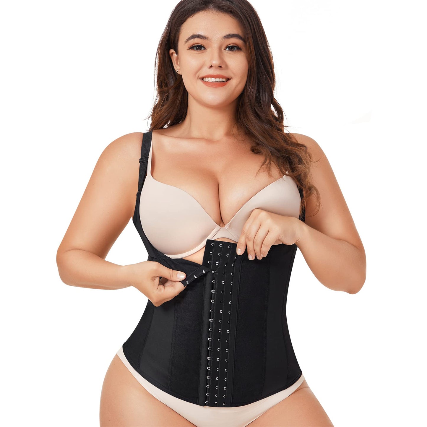 Eleady Womens Waist Trainer Corset Vest Weight Loss Breathable Tank Tops Tummy Control Shapewear Slimming Body Shaper