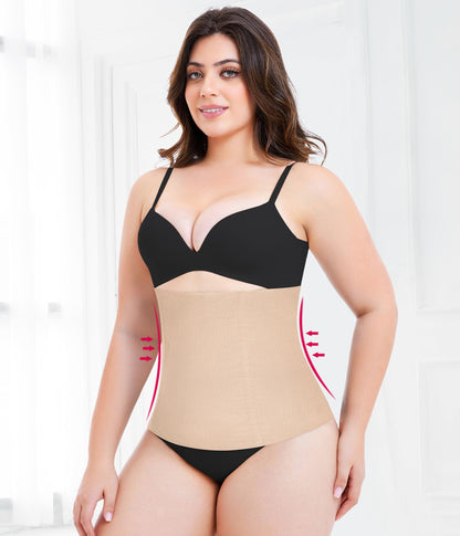 Nebility Waist Trainer for Women Plus Size Corset Shapewear Tummy Control Waist Cincher Postpartum Girdle Body Shaper