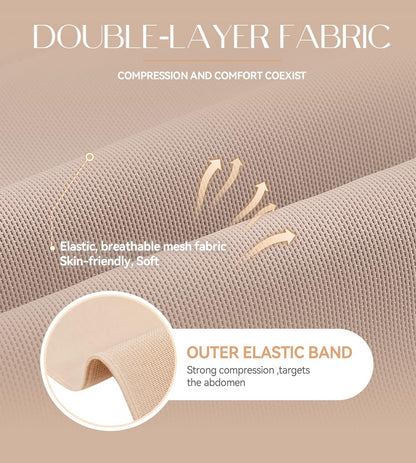 SHAPSHE Waist Trainer For Women Tummy Control Corset Waist Cincher Shapewear Workout Faja Body Shaper With Hooks