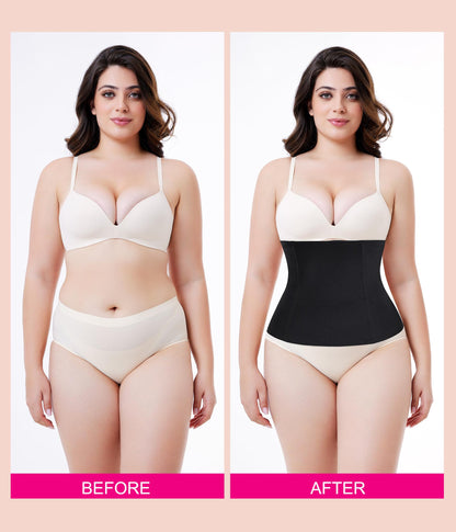 Nebility Waist Trainer for Women Plus Size Corset Shapewear Tummy Control Waist Cincher Postpartum Girdle Body Shaper