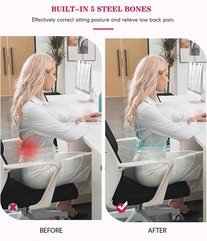 LODAY Waist Trainer for Women Corset Shapewear Tummy Control Body Shaper Cross Mesh Waist Cincher Postpartum Girdle