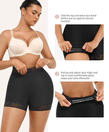 FeelinGirl Butt Lifter Panties Hip Enhancer Shapewear Tummy Control Body Shaper Shorts