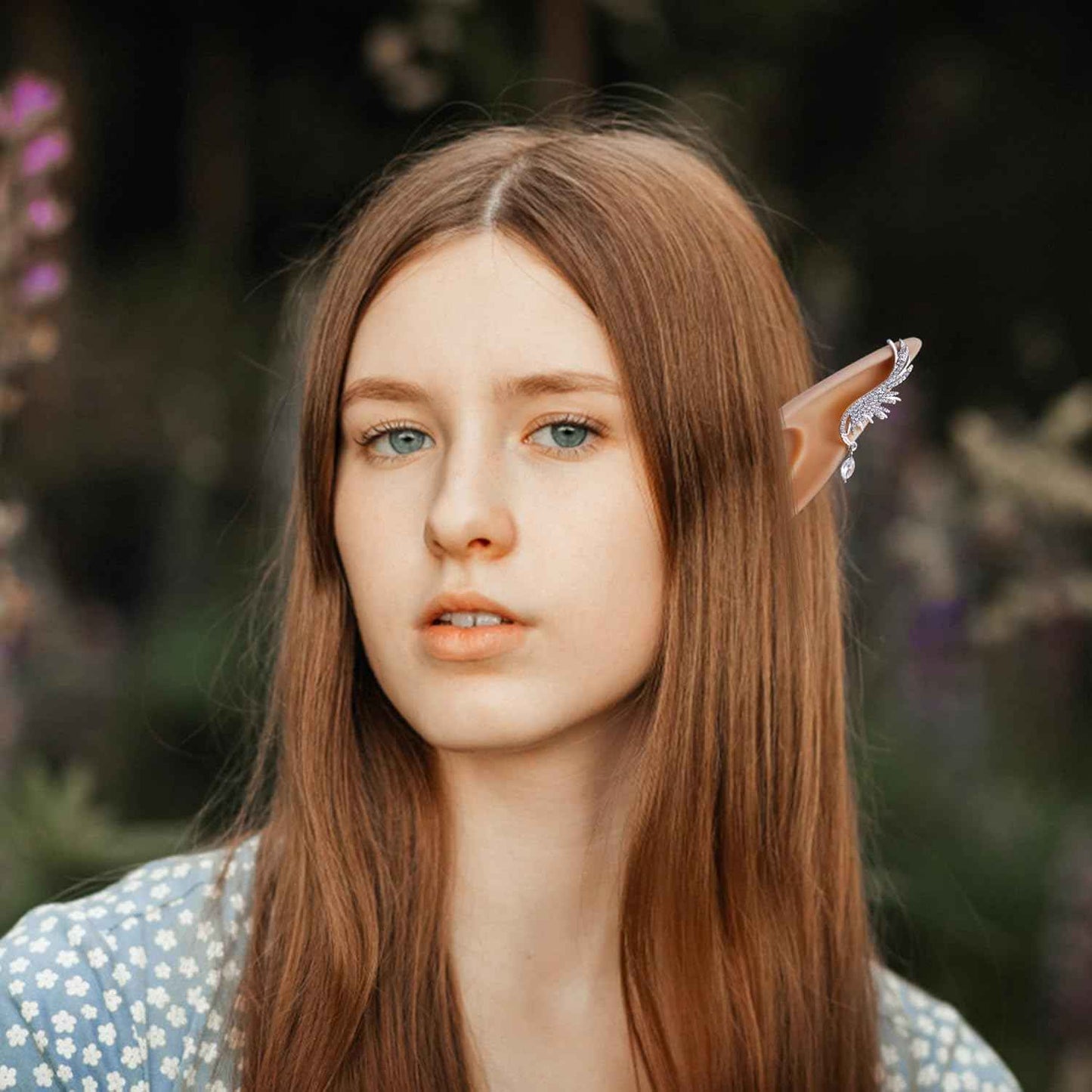 FRESHME Fairy Pixie Elf Ears - Cosplay Soft Pointed Ears Elven Masquerade Vampire Fairy Ears Makeup Costume Accessories