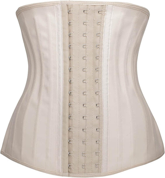 YIANNA Waist Trainer for Women Latex Underbust Waist Cincher Corset Sport Girdle Hourglass Body Shaper