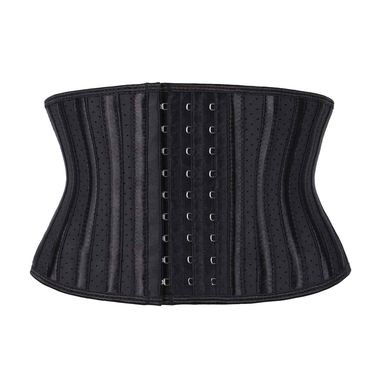 Atbuty Super Short Torso Waist Trainers Cincher Corset Tummy Shaper Slimming Latex Girdle