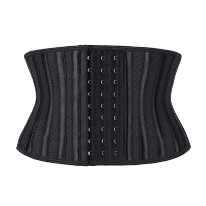 Atbuty Super Short Torso Waist Trainers Cincher Corset Tummy Shaper Slimming Latex Girdle