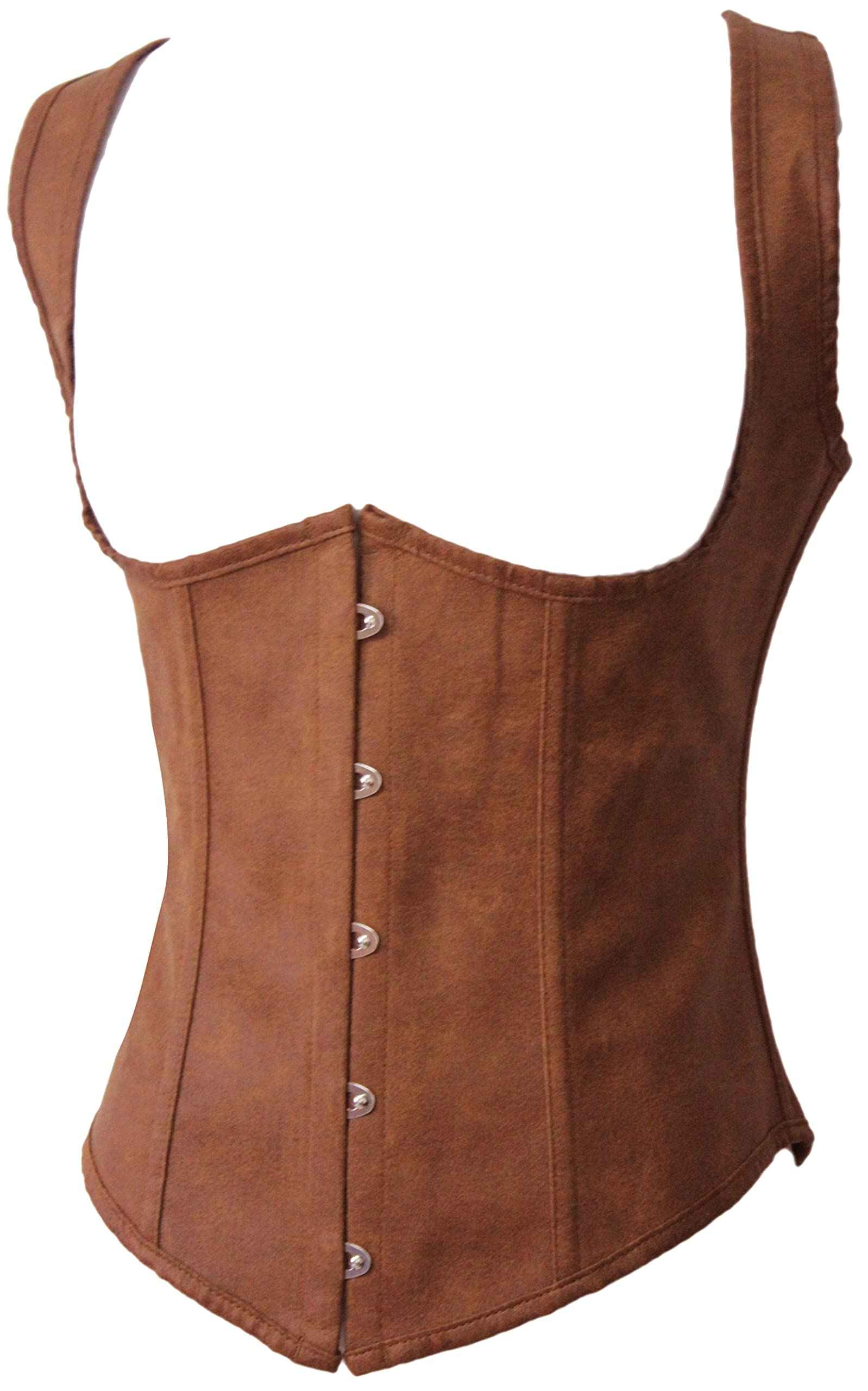 Alivila.Y Fashion Corset Womens Faux Leather Steampunk Corsets Victorian Bustier Top