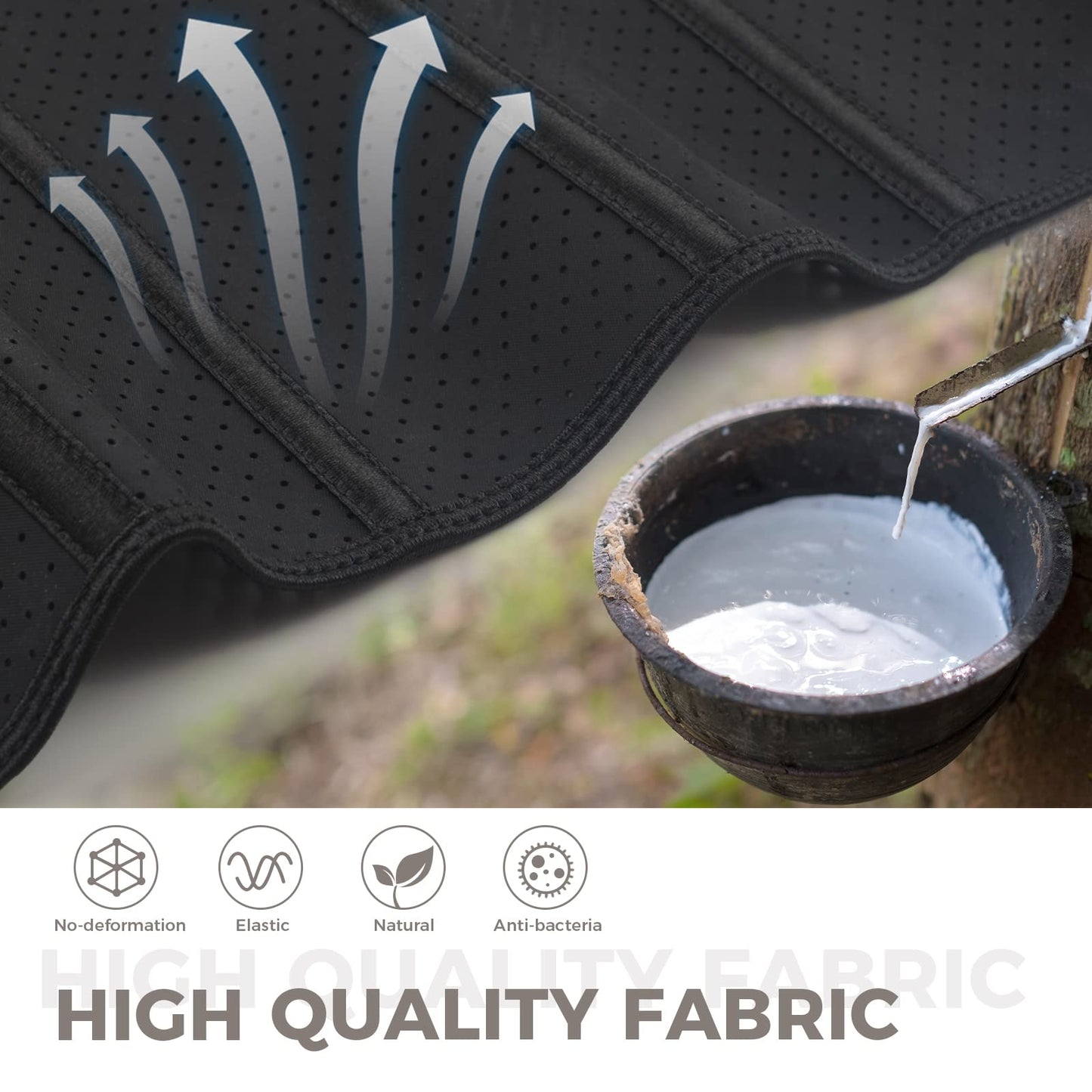 YADIFEN Corset Waist Trainer for Women, Latex Waist Cincher Workout Body Shaper Breathable Girdle Sport Belt