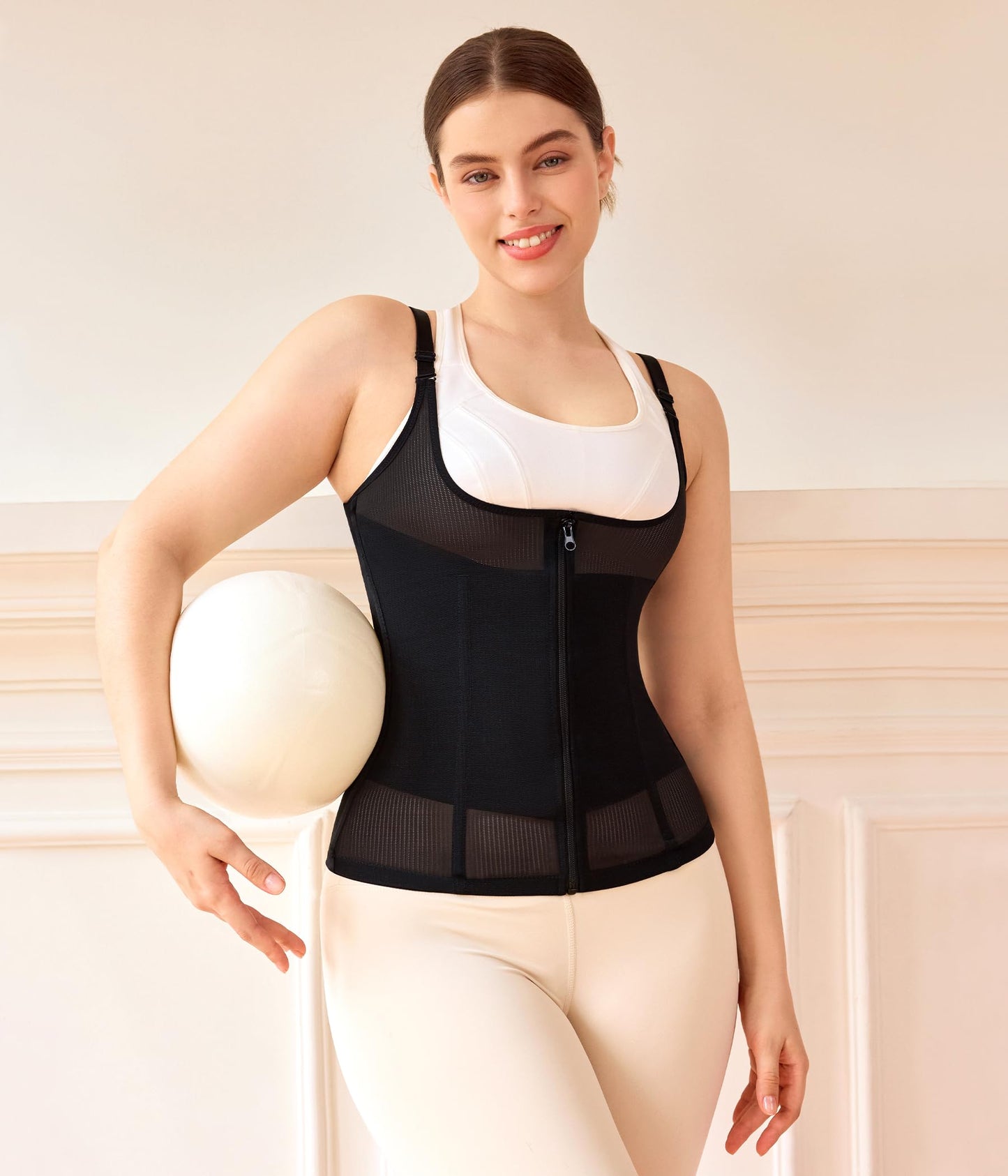 LODAY Waist Trainer for Women Corset Shapewear Waist Cincher Tummy Control Body Shaper Girdle