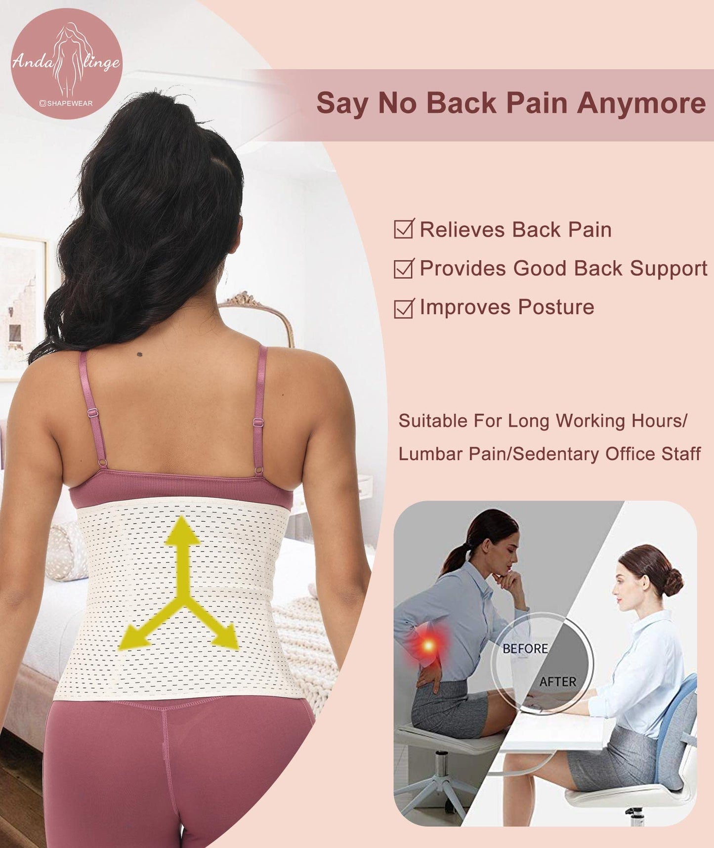 Waist Trainer for Women Lower Belly Fat Hourglass Body Shaper Waist Cincher Shapewear with Steel Bones Extender