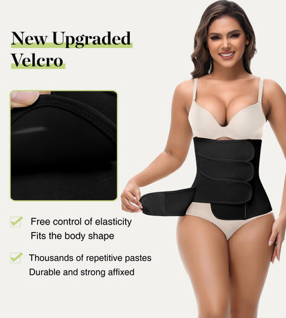 SHAPSHE Waist Trainer for Women Postpartum Recovery Wrap Waist Cincher Corset Shapewear Belly Band