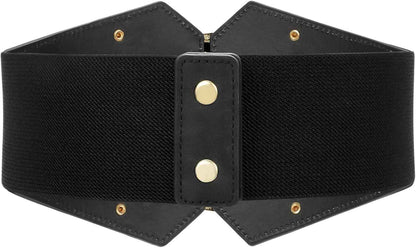 Renaissance Corset Belt for Women Wide Leather Waist Belt for Dresses and Costumes
