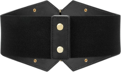 Renaissance Corset Belt for Women Wide Leather Waist Belt for Dresses and Costumes