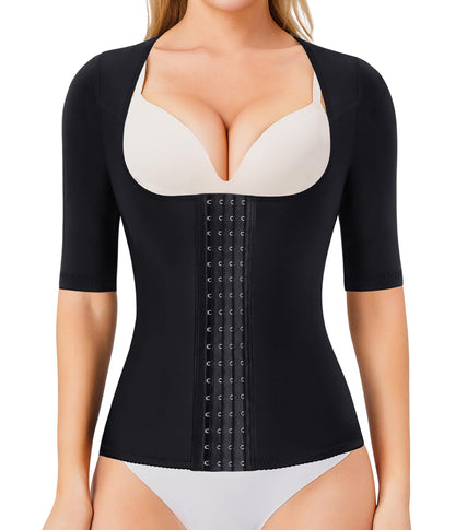 Gotoly Women Waist Trainer Corset Tummy Control Shapewear Upper Arm Shaper Post Surgical Slimmer Compression Tops