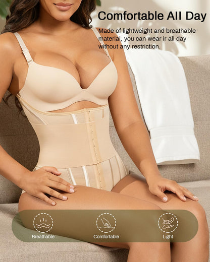 Waist Trainer for Women Faja Body Shaper Tummy Control Shapewear Waist Cinchers Corset