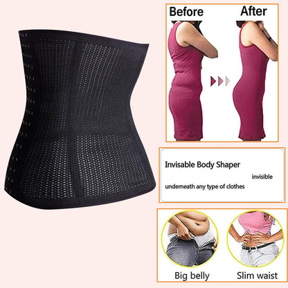 Women's Waist Trainer Corset Shapewear Tummy Control Body Shaper Waist Cincher Sport Girdle