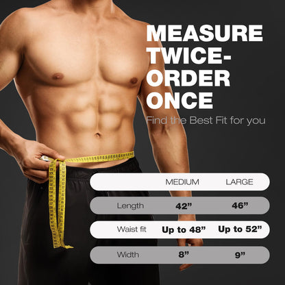 ActiveGear Premium Waist Trimmer & Trainer Belt for Men and Women - Sweat-Enhancing Slimming Wrap for Stomach, Adjustable Fit