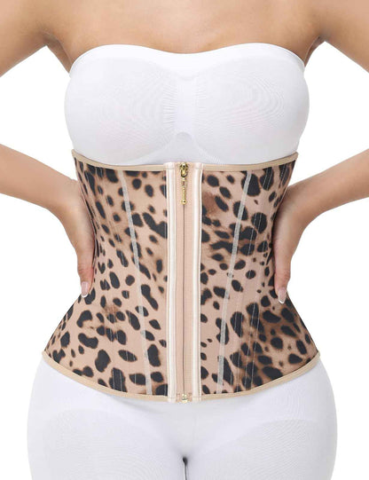 SHAPSHE Waist Trainer for Women Tummy Control Workout Waist Cincher Corset Shapewear Postpartum Body Shaper with Zipper Hook