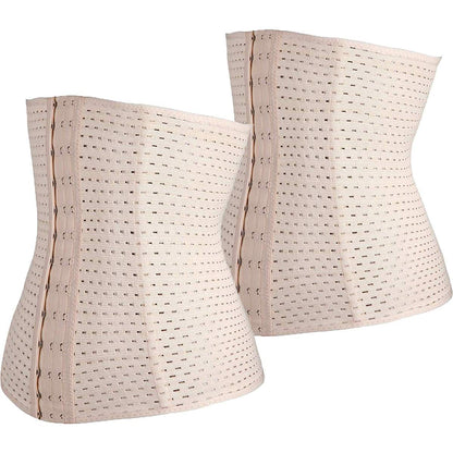 FUT Waist Trainer for Women Tummy Control Body Shaper Waist Cincher Shapewear with Steel Bones