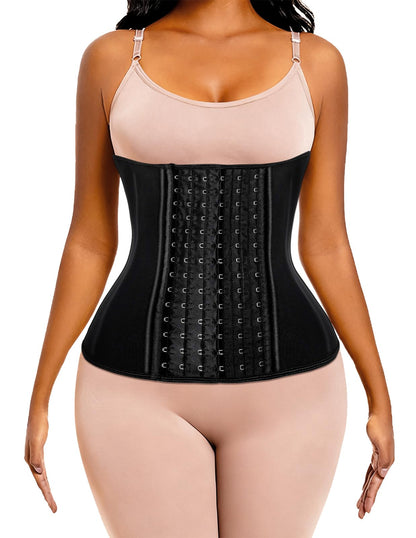 ECOWALSON Waist Trainer for Women - 9/25 Steel Bones & Additional Extender Cincher Corset for Hourglass body Shaper