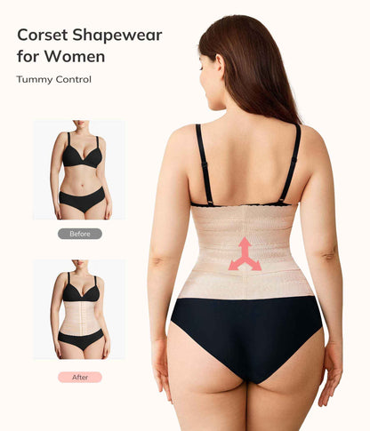 LODAY Waist Trainer for Women Corset Shapewear Tummy Control Faja Body Shaper Waist Cincher