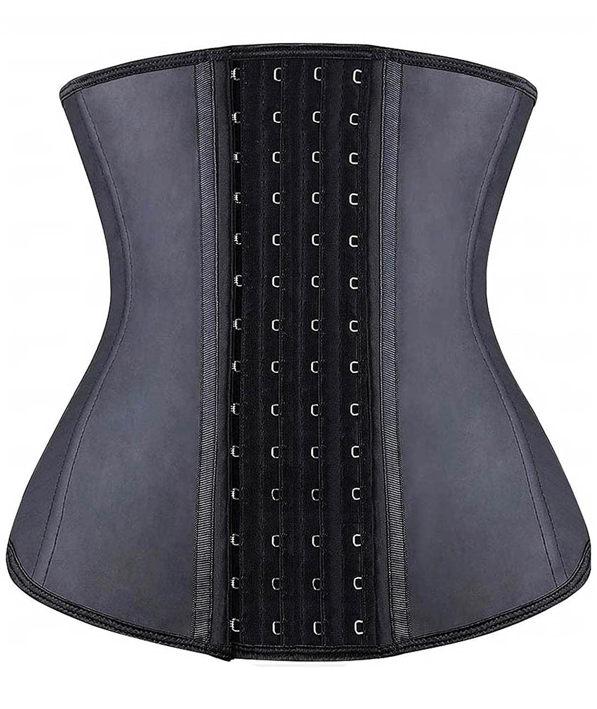 YIANNA Waist Trainer for Women Latex Underbust Waist Corsets Cincher Hourglass Body Shaper 4 Hooks
