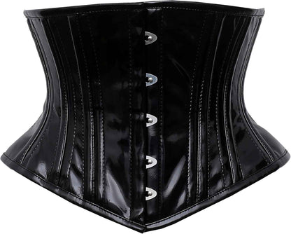 Women's Underbust Waist Training Steel Boned Corsets Heavy Duty Womens Corsets