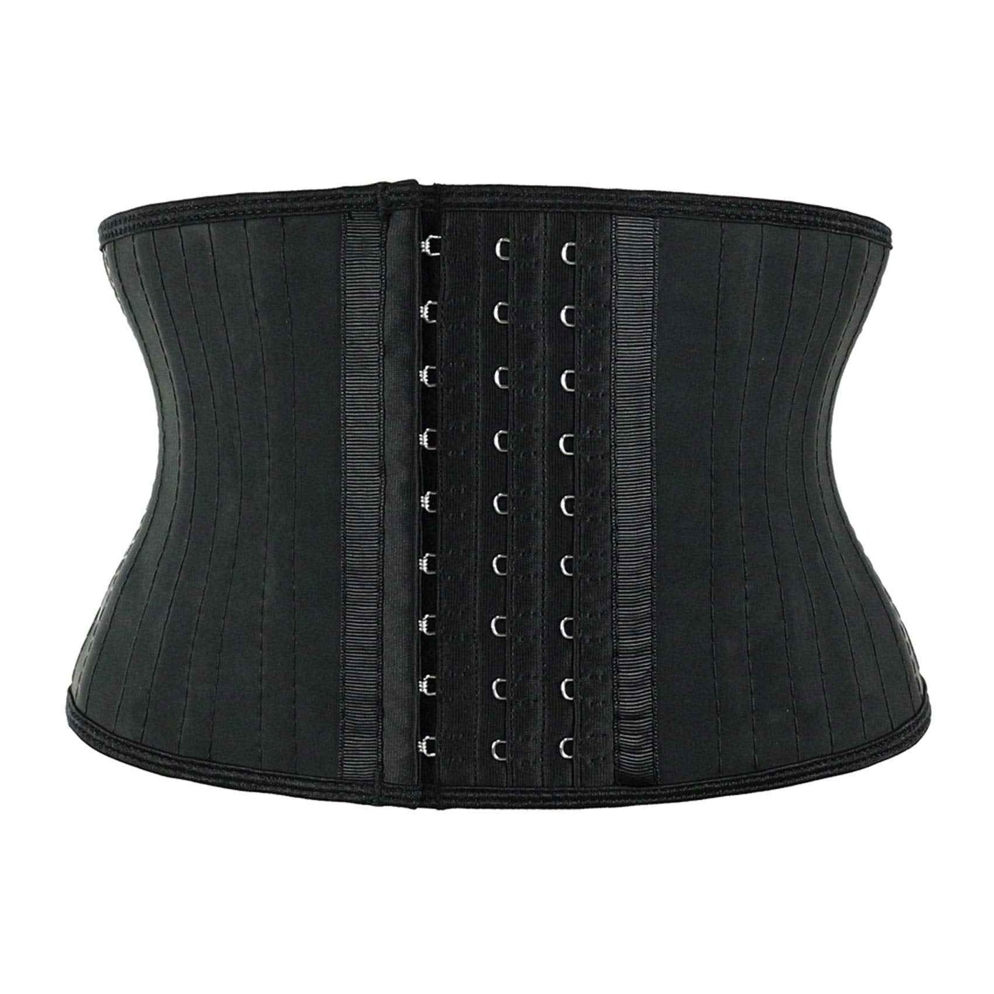 Atbuty Super Short Torso Waist Trainers Cincher Corset Tummy Shaper Slimming Latex Girdle