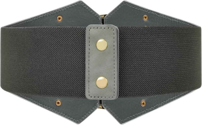 Renaissance Corset Belt for Women Wide Leather Waist Belt for Dresses and Costumes