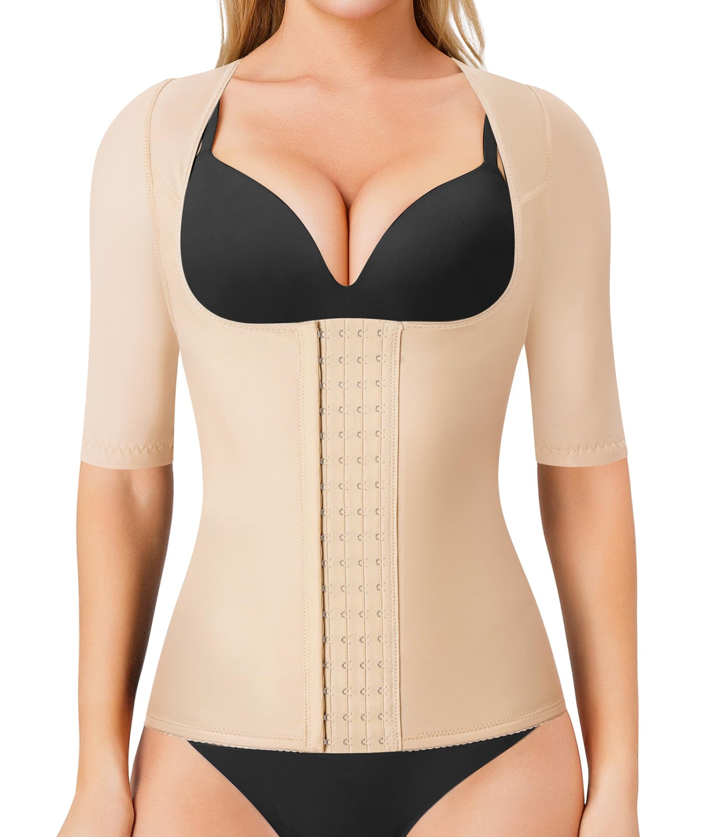 Gotoly Women Waist Trainer Corset Tummy Control Shapewear Upper Arm Shaper Post Surgical Slimmer Compression Tops