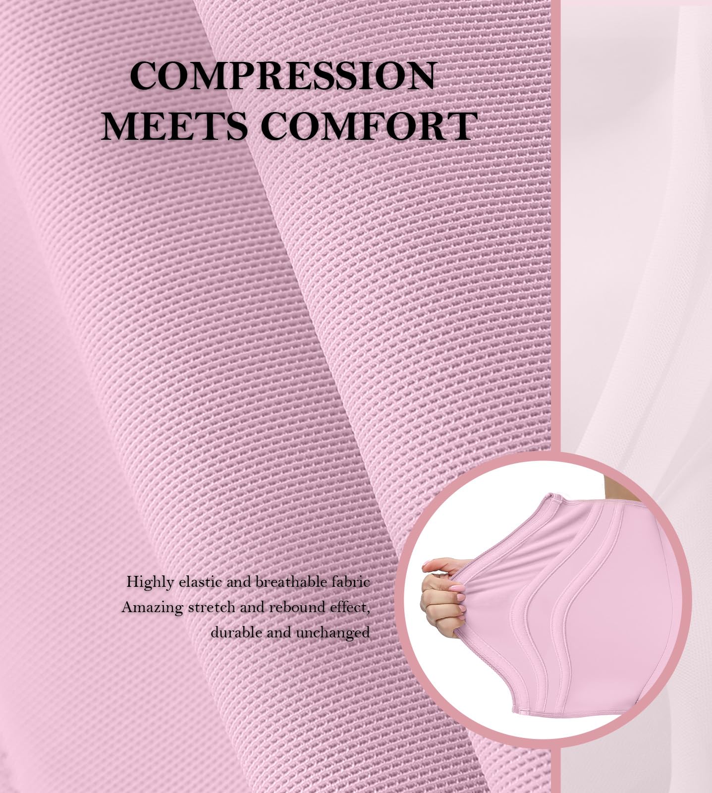 SHAPSHE Waist Trainer for Women, Tummy Control Waist Cincher, Hourglass Sport Workout Faja Body Shaper