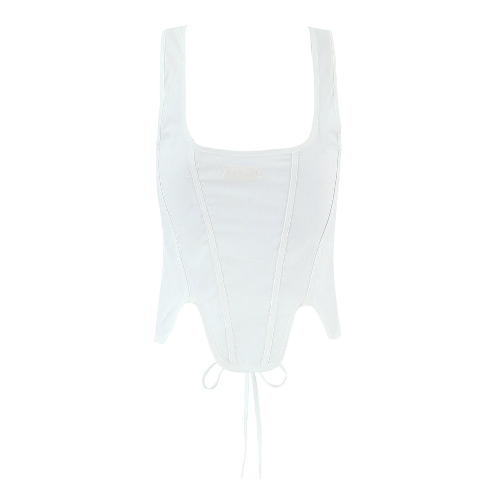 Waist corset short top