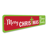 Xmas Cross Sign