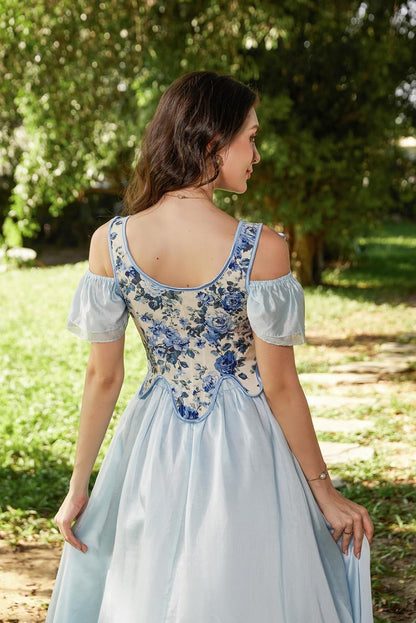 Scarlet Darkness Corset Tops for Women Renaissance Corset Floral Lace Up Bodyshaper Bustier