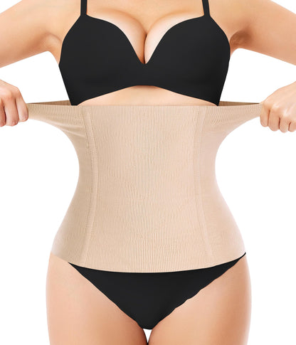 Nebility Waist Trainer for Women Plus Size Corset Shapewear Tummy Control Waist Cincher Postpartum Girdle Body Shaper