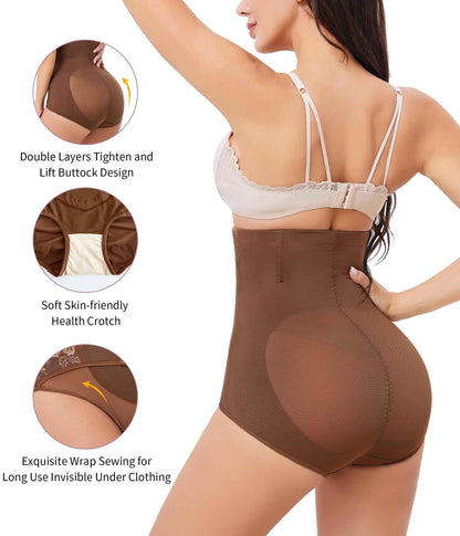 YERKOAD Tummy Control Panties for Women Shapewear Butt Lifter Short High Waist Trainer Corset Slimming Body Shaper Underwear