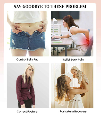 EUYZOU Womens Waist Trainer Corset Postpartum Fajas Tummy Control Girdle Shapewear Waist Cincher