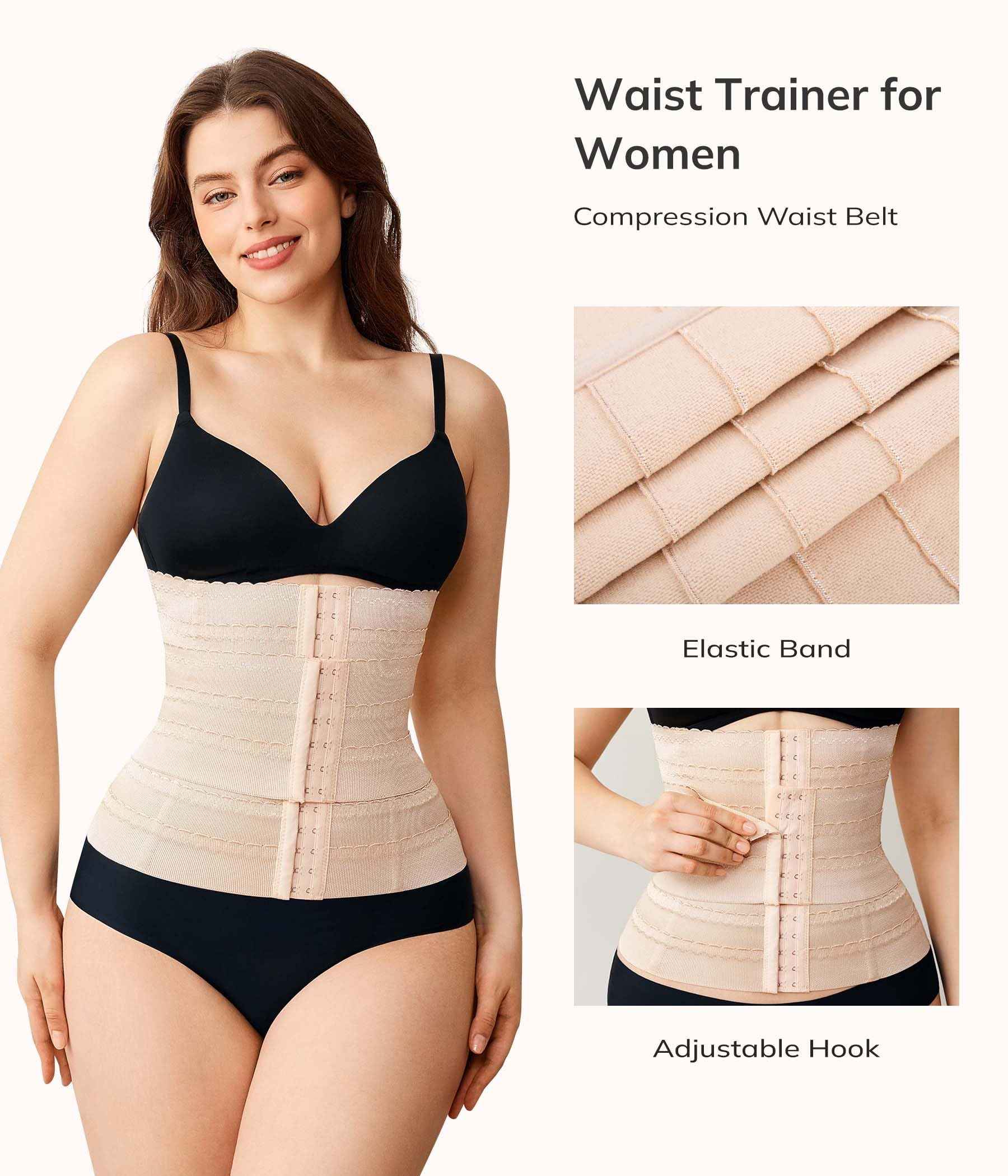 LODAY Waist Trainer for Women Corset Shapewear Tummy Control Faja Body Shaper Waist Cincher