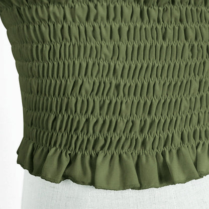 Womens Renaissance Peasant Blouse Off Shoulder Trumpet Sleeve Tops