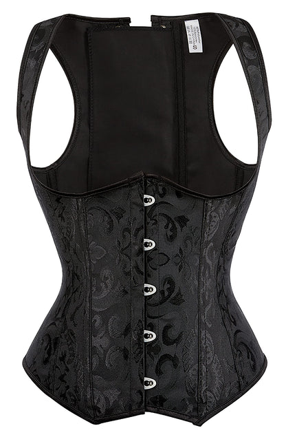 Alivila.Y Fashion Corset Womens Faux Leather Steampunk Corsets Victorian Bustier Top
