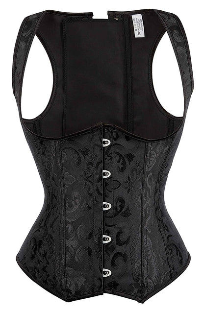Alivila.Y Fashion Corset Womens Faux Leather Steampunk Corsets Victorian Bustier Top