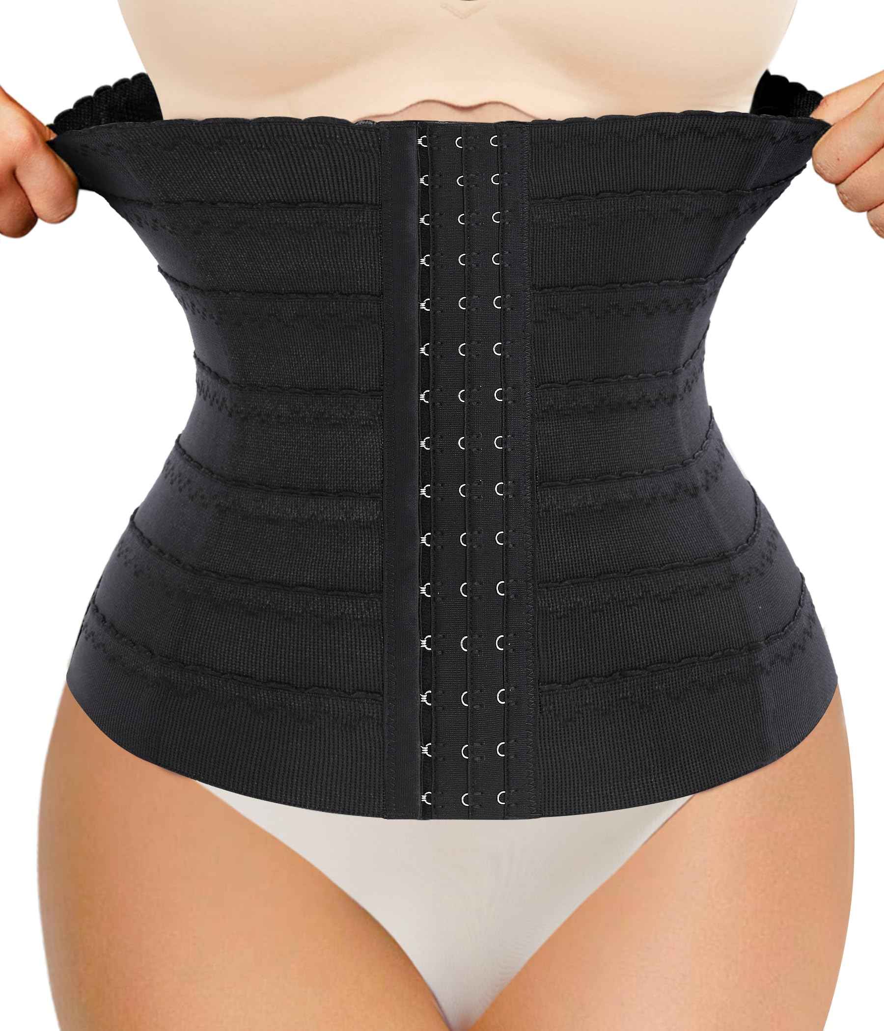 Nebility Waist Cincher Shapewear Tummy Control Plus Size Waist Trainers for Women Belly Trimmer Body Shaper Corset Girdle