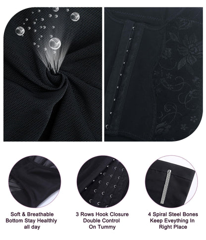 YERKOAD Tummy Control Panties for Women Shapewear Butt Lifter Short High Waist Trainer Corset Slimming Body Shaper Underwear